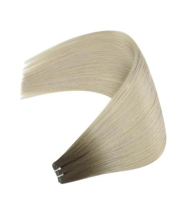 Youngsee Virgin Weft Extensions - Real Hair Balayage Ombre Brown to Blonde | 40cm Genius Weft for Weaving | 25g #9A/10/800 - Buy Online on GoSupps.com