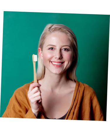 Ultra Soft Wooden Toothbrush - Gentle Care for Gums | Bulk Oral Care Supply for Daily Use & Travel - Buy Online on GoSupps.com