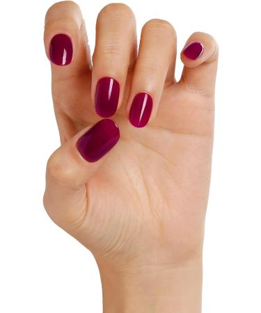 Bluesky Gel Nail Polish Tinted Love 80557 Claret Currant Dark Purple Red Long Lasting Chip Resistant 10 ml (Requires Drying Under UV LED Lamp) Tinted Love 10 ml (Pack of 1) - Buy Online on GoSupps.com