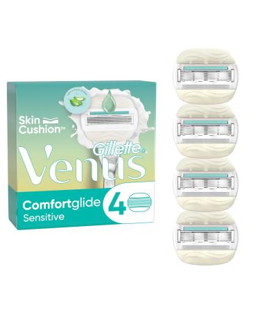 Gillette Venus Comfortglide 5 Sensitive razor blades for women 4 replacement blades