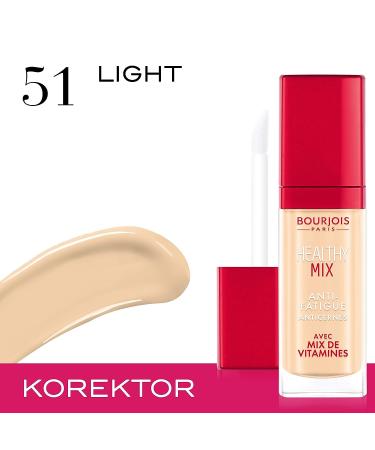 Bourjois Healthy Mix Anti-Fatigue Concealer 51 Light - 7.8 ml | Long-Lasting Formula - 29199598001 - Buy Online on GoSupps.com