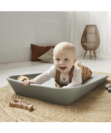 Leander Changing Mat Matty in Sage Green | Premium Changing Cushion for Stylish Nursery Decor - Shop Internationally - Buy Online on GoSupps.com