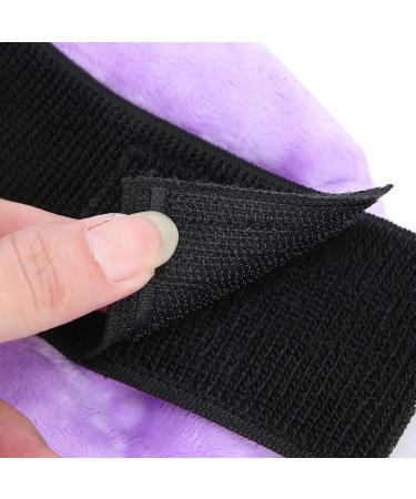 Knee Ice Packs for Pain Relief - Hot & Cold Therapy Wrap with Plush Backing - Reusable Gel Beads Ice Packs for Knee - Purple - Buy Online on GoSupps.com
