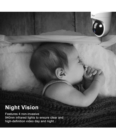 wansview Baby Monitor Camera  1080PHD Wireless Security Camera for Home  WiFi Pet Camera for Dog and Cat  2 Way Audio  Night Vision  Works with Alexa Q6-W - Buy Online on GoSupps.com