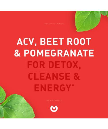 Purefinity Apple Cider Vinegar Gummies - Raw  Natural  Unfiltered ACV from The Mother - Gummy Alternative to Apple Cider Vinegar Capsules  Pills  Tablets - Detox  Cleanse & Immunity. - Buy Online on GoSupps.com
