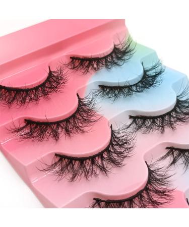 Buy 15mm Faux Mink Strip Lashes - Soft Natural 3D Wispy False Eyelashes for Stunning Eyes - Buy Online on GoSupps.com