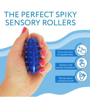 Monkey Spiky Sensory Rollers (Pack of 3) - Unbreakable Fidget Toys - BPA/Phthalate/Latex-Free - by Impresa - Buy Online on GoSupps.com