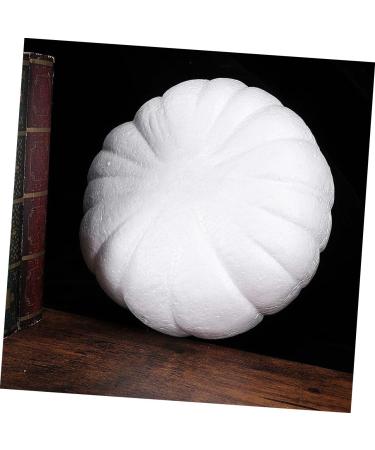 COHEALI 1 Set 2pcs Halloween Foam Decorations Mini Accessories Fake Foam Pumpkins Halloween Props Smooth Ball Halloween Artificial Pumpkin Kids Decor White Assorted Blank Child White 20X20X10CM - Buy Online on GoSupps.com