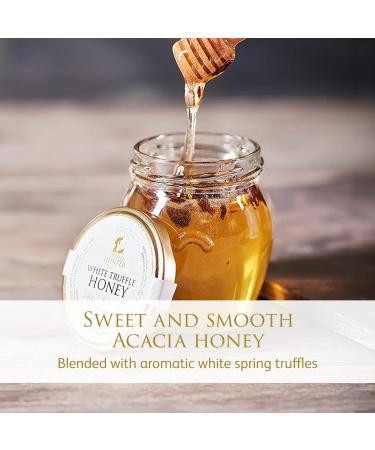 TruffleHunter - White Truffle Honey - Acacia Honey Condiment - 120g - Buy Online on GoSupps.com