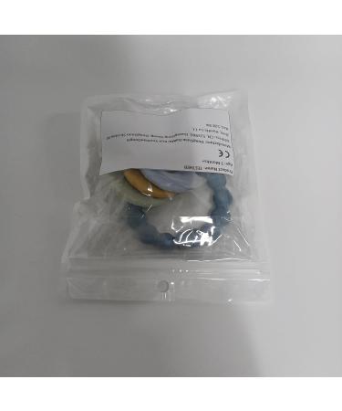 BPA-Free Baby Bite Ring Toy Keys | Teething Aid for Babies 3+ Months | Blue Bite Ring - Buy Online on GoSupps.com