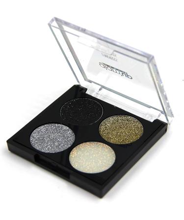 Glam Up Paris - Glitter Eyeshadow - Glitter Eyeshadow Palette - 4 Glitter Colors - Ultra Pigmented - Long Lasting - Gel Texture - Buy Online on GoSupps.com