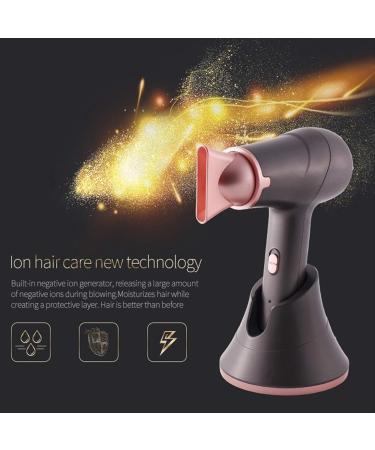 Cordless Hair Dryer Professional Blow Dryer w/Charging Base Portable Rechargeable Hot & Cold Air Wireless Hair Dryer for Home/Pet Care - Buy Online on GoSupps.com