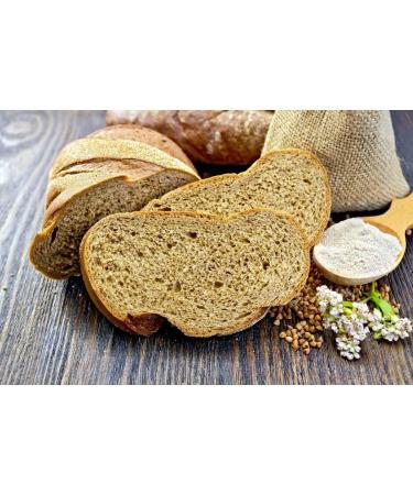 Organic Whole Grain Buckwheat Flour 5 lbs - Non-GMO, Kosher, Unbleached | Stone Ground Sirtfood Meal - Buy Online on GoSupps.com