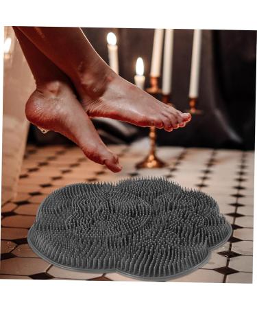 SOESFOUFU Lazy Back Rub Pad Shower Wall Back Scrubber Suction Cup Hands Back Scrubber Foot Brush Scrubber Back Scrubber with Suction Cup Shower Back Scrubber Wall Mounted Bath Pad - Buy Online on GoSupps.com