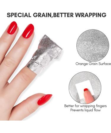 HUAXIYAN Gel Nail Polish Remover Wraps with Cotton Pad - 100 Count Pack - Buy Online on GoSupps.com