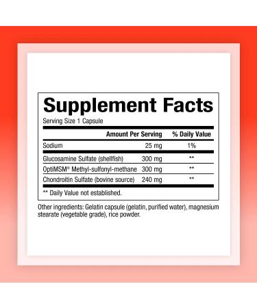 Natural Factors MSM Joint Formula - 180 Capsules for Joint Support & Mobility - Buy Online on GoSupps.com