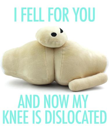 I Heart Guts Knee Joint Plush Toy - Kneed for Speed Stuffed Pillow Gift for Surgery Recovery Perfect for Doctors & Physical Therapists - Buy Online on GoSupps.com