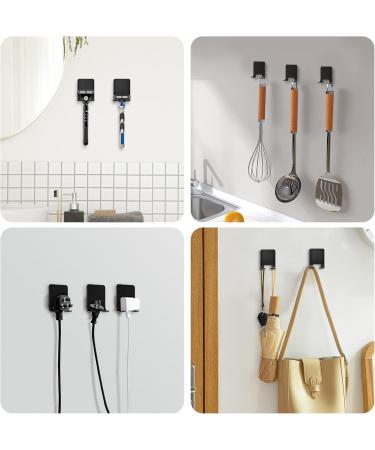 Shop Leryati Stainless Steel Razor Bracket Shower Set - 3-Pack Black Self-Adhesive Holders for Bathroom & Kitchen - No Drilling Required - Buy Online on GoSupps.com