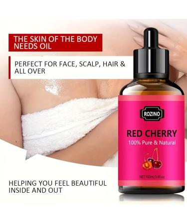 Pure Red Cherry Fragrance Oil & Skin Care Oil for Diffuser Candles Soap Making Perfume & Body Lotion Natural Aroma & Moisturizing Base for Face Hair Skin (Cherry) - Buy Online on GoSupps.com