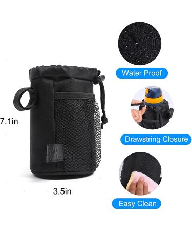 Bike Cup Holder - Adjustable Mount for Mountain, Road, and Kids Bikes - No Screws Required - Fits Water Bottles Up to 32oz - Handlebar Drink Cup Holder with Mesh Pockets - Buy Online on GoSupps.com