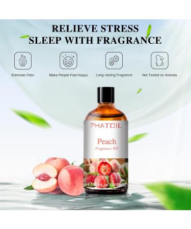 Peach Fragrance Oil for Aromatherapy & DIY Products - 100ml (Pack of 1) - Buy Online on GoSupps.com