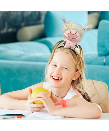 TROONZ Doll Hairband Plush Constellation Doll Hairband Plush Doll Headdress Hair Ornament for Girls Kids Children - Buy Online on GoSupps.com