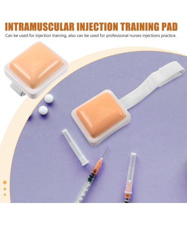 Silicone Injection Pad for Nurse Medical Training - Practice Intramuscular Injection Trainer - Buy Online on GoSupps.com