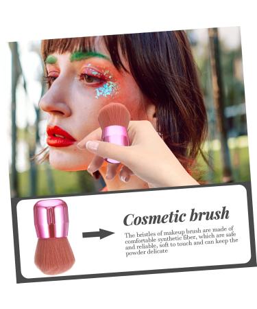 Mushroom Head Dust Brush - Travel-Friendly Eye Shadow & Foundation Brush for Loose Beauty Blush & Powder | Artificial Fiber Makeup Brush - Buy Online on GoSupps.com