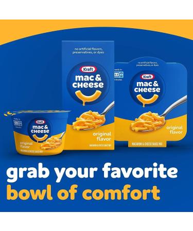 Kraft Mac & Cheese 3-Pack 206 Gram Each Original Gourmet Cheese Dinner Instant Meal American Food Mac and Cheese Comfort Food - The All American Meal! Brought To You By SMART BUNDLES 3 Pack - Buy Online on GoSupps.com