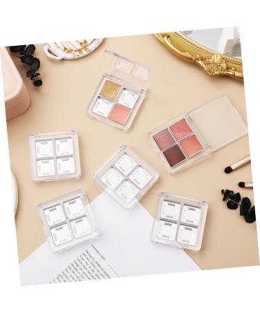 Beavorty 6 Pcs Transparent Square Eye Shadow Box Empty Eyeshadow Pallet Empty Eyeshadow Containers Plastic - Buy Online on GoSupps.com