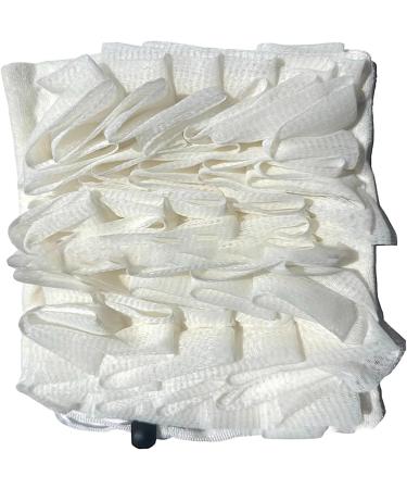 2 in 1 Bath Loofah Sponge Portable Face Washing Shower Loofahs Mesh Pouf Suitable for Wet or Dry Brushing Men Women Bath Supplies - Buy Online on GoSupps.com