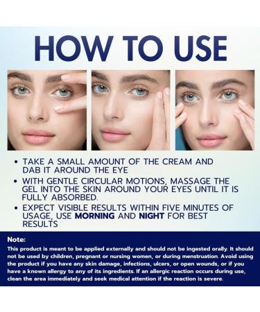 Exqst DobShow Advanced Eye Cream - Fast Wrinkle Repair for Dark Circles Tear Bags & Eye Folds | Shop Internationally - Buy Online on GoSupps.com
