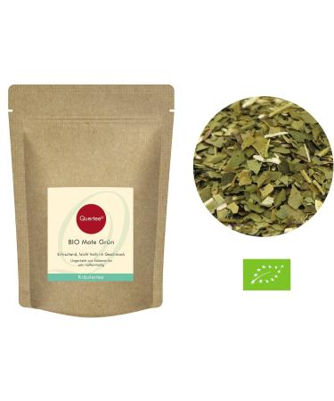 teemarkt24 Quertee Mate Tee Organic unroasted green organic yerba mate leaves coffeecontaining 200 g - Buy Online on GoSupps.com