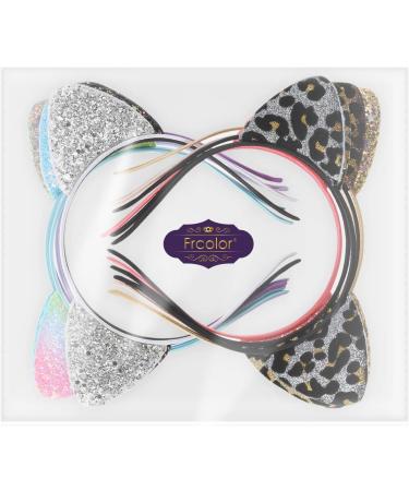 FRCOLOR Cat Ears Headband Halloween Make Up Party Favors for Adults Kids (Colored) One-sided Glitter - Buy Online on GoSupps.com