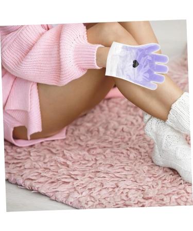 Ipetboom 2 Pairs Wax Gloves Paraffin Wax Bath Kit Nourishing Foot Paraffin Wax Warmer Hand Moisturizing Kit Manicure Kit Paraffin Wax Bath Gloves Pe Bag Purple Foot Mask Cosmetic - Buy Online on GoSupps.com