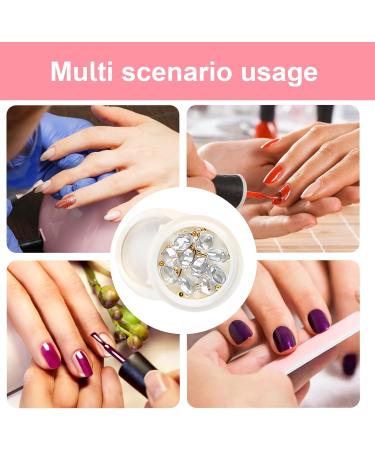 Small Rhinestones for Nails - Nail Gems Nail Rhinestone - Gems for Nails Nail Jewels Crystal Gemstones Rhinestones Kit Manicure DIY Decoration Accessories - Buy Online on GoSupps.com