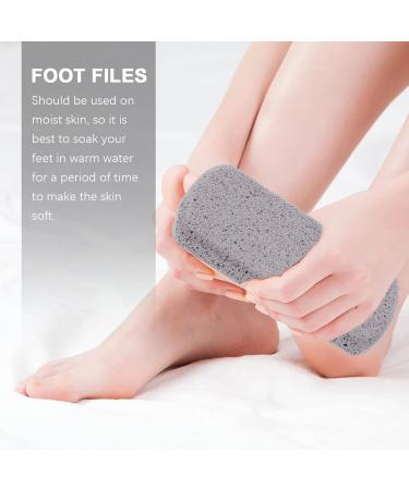 4-Piece Two-Color Pumice Stone Foot Scrubber Set - Foot Care Tool for Peeling & Exfoliating - Buy Online on GoSupps.com