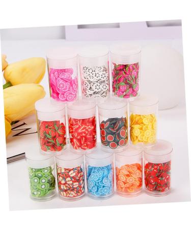 Healeved 36 Boxes Nail Art Accessories Resin Charms Slices Polymer Clay Spacer Beads 3D Slice Fruits Phone Shell Charms Resin Making Charms Nail Art Slices Manual Decorations Soft Pottery 14.2X8.8X2.5CMx3pcs Assorted Colorx3pcs - Buy Online on GoSupps.com