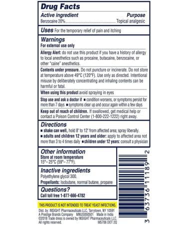 Monistat Care Maximum Strength Instant Itch Relief Spray 2 oz - Buy Online on GoSupps.com