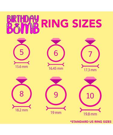 Surprise Jewelry Birthday Cake Bath Bomb | Made in USA | Handmade | Bubble Spa Bath | Ring Size 08 - Buy Online on GoSupps.com