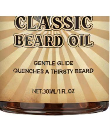 Men's Beard Oil 30ml Nourishing and Soft Fast-Absorbing Care and Styling Solution for a Smooth Beard For Dad Grandad Husband Beard Lovers Family Friends Adults - Buy Online on GoSupps.com