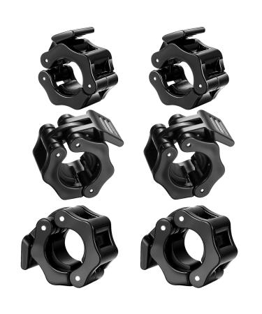 Dumbbell closure 6 PCs 30mm dumbbell locksmith Dumbbell quick lock dumbbell barbell barbell collar barbell clips dumbbell bar clip dumbbell for weightlifting fitness accessories