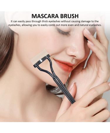 Steel Pin Eyelash Comb Set with Portable Metal Eyebrow Separator - 4pc Makeup Tool Kit - Buy Online on GoSupps.com