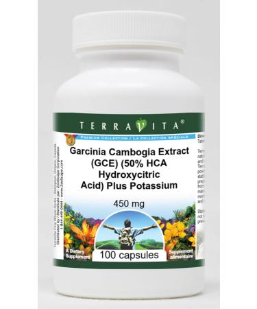 Garcinia Cambogia Extract 450mg - 50% HCA & Potassium - 100 Capsules for Weight Loss | International Shipping - Buy Online on GoSupps.com