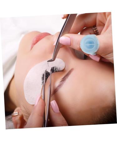  POPETPOP POPETPOP 100pcs Eyelash Ring Cutter Eyelash Glue Ring Eyelash Extension Glue Holder Pigment Ring Glue Cups for Eyelash Extension Flower Cup - Buy Online on GoSupps.com