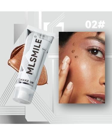Liquid Bronzer 4 Colors - Natural Blendable Matte Cream Contour Makeup | Waterproof Long Lasting Formula (Color 02 - Buy Online on GoSupps.com