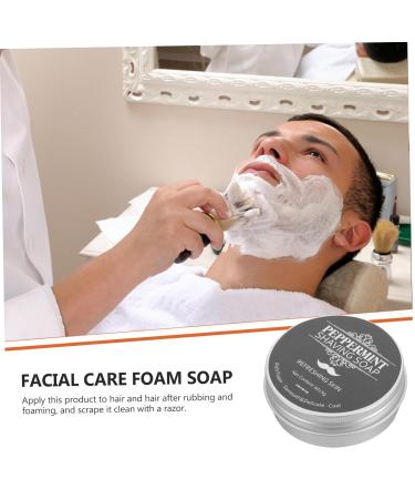 Buy Scented Shave Soap for Men - Peppermint Bar Shaving Soap | International Shipping Available - Buy Online on GoSupps.com