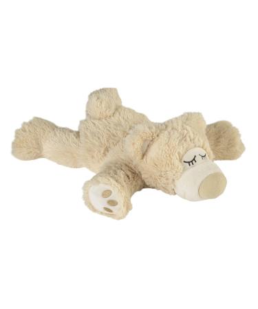Warmies heat cushion/stuffed toy "Sleepy Bear beige" 100% millet filling 35cm 700g - Buy Online on GoSupps.com