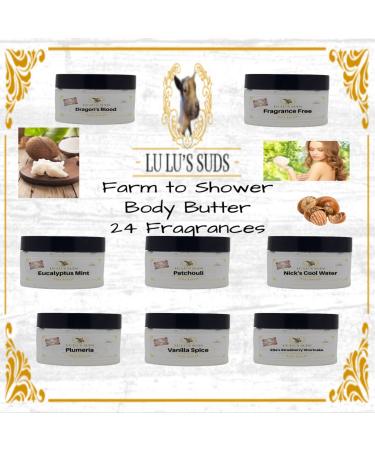 Lu Lu's Suds Hand Made All Natural Body Butter (8 oz Dragons Blood) - Buy Online on GoSupps.com