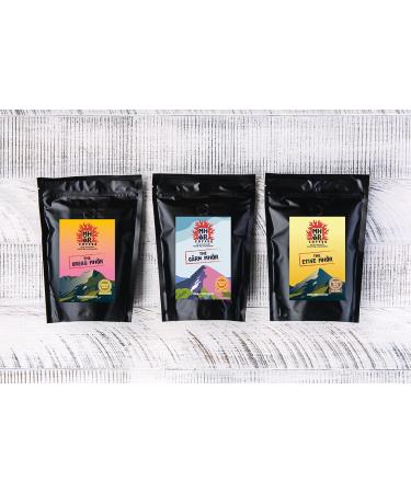 Mhor Coffee | The Triple Mhor Chocolate Blends | Fine Grind Artisan Coffee (3 X 250g)